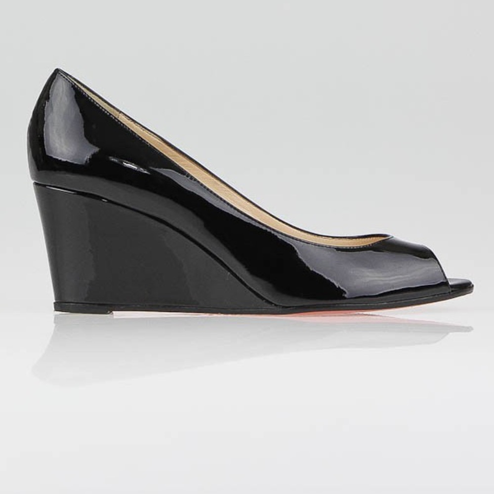 Christian Louboutin Peep Toe Wedge